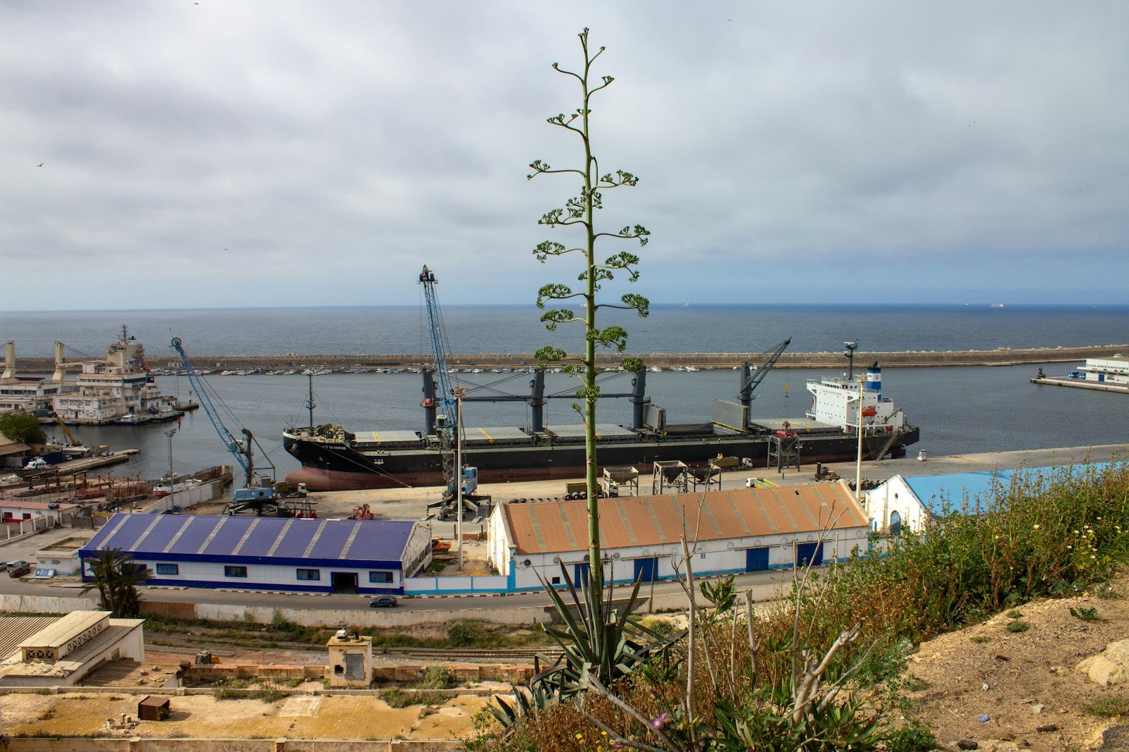 Port de commerce en Afrique de l'Ouest